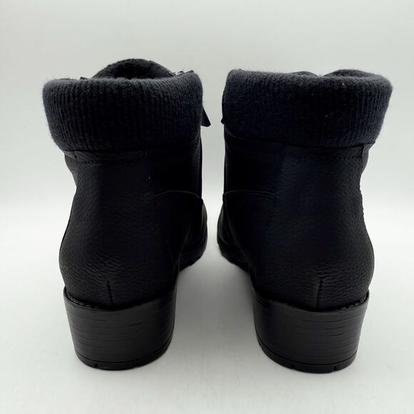 Trotters Womens Bellamy Boots US 8 M EU 38.5 Black Mid Calf NIB - Picture 10 of 13